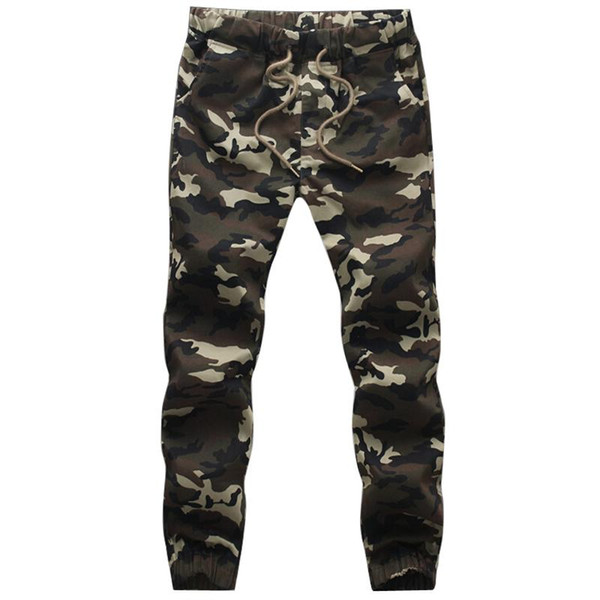 Wholesale-2015 New Design Mens White Camo Joggers Man Street Dancing Sweatpants Army Jungle Green Joggers Plus Size M-5XL Trousers