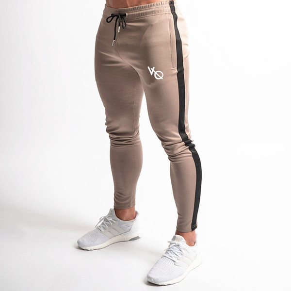 2019 New Men Joggers Casual Pants Fitness Male Sportswear Tracksuit Bottoms Skinny Sweatpants Trousers Gyms Crossfit Track Pants