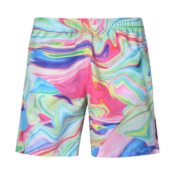 desire #40 Men's Summer Casual Plus Size 3D Printed Beach Shorts Pants