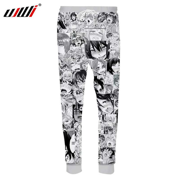 UJWI Janpanse Style Anime Sweatpants New Arrivals 3d Funy Print Joggers Pants Hip Hop Streetwear Long Trousers Fitness Pants