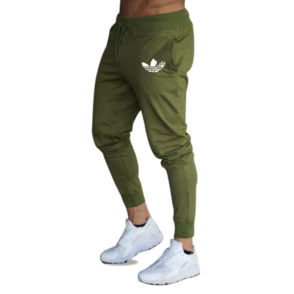 Mens Joggers Casual Pants Fitness Men Sportswear Tracksuit Bottoms Skinny Sweatpants Trousers Black Gyms Jogger Track Pants