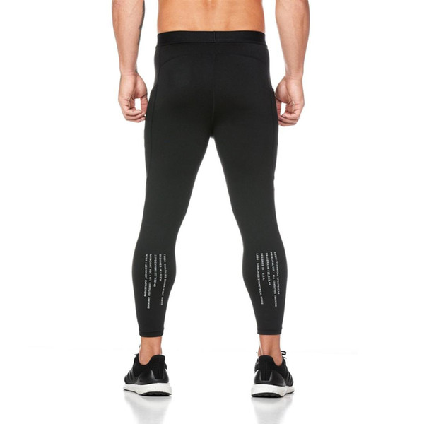 2019 Men's Tights Legging Sports Fitness Running Compression Trousers Stretch Training Pants Basketball Leggings Pants