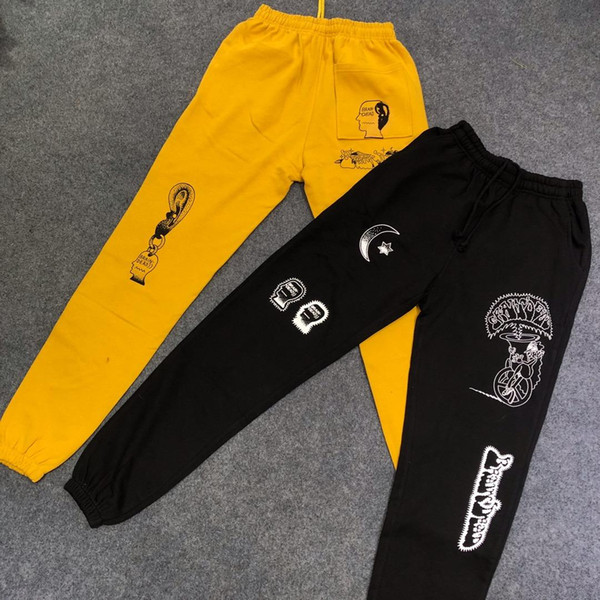 2019 fashion men brand Casual Pants brain dead Male sweatpant Men Hip Hop Pants Casual Trousers long Pant Plus velvet hot