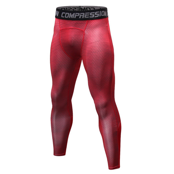 Red/blue/grey/white/black/bodybuilding men's leggings, large size s-xxxl elastic long pants.