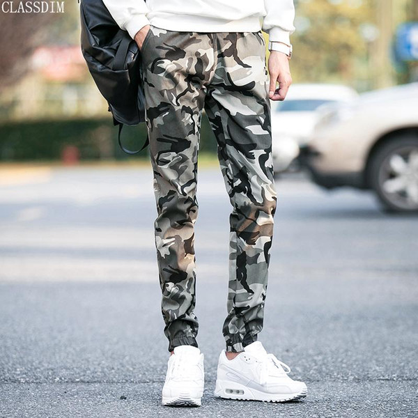 Men's large cotton camouflage casual pants Men's four seasons leisure trousers Fashion trend Size S-5XL Skinny casual pants