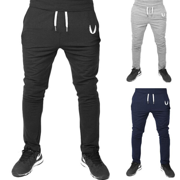 Free Shipping!Men's Cotton Loose Casual Trousers Men's Wings Embroidered Casual Pants 4 Color Options Size S-2XL