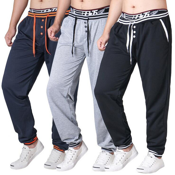 Men's Large Size Breathable Comfort Sports Trousers Men's Loose Casual Fashion Trousers Europe And The United States Size L-3XL