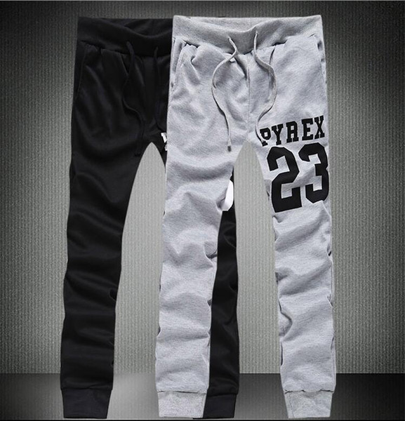 Men's Solid Color Sports Casual Pants Men 