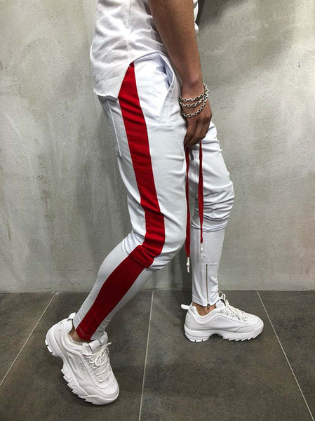 E-BAIHUI Men Sport Running Pants Multi-color Fashion Hip Hop Skinny Men's Harem Pants High Street jogging Gym Fitness Pants A622