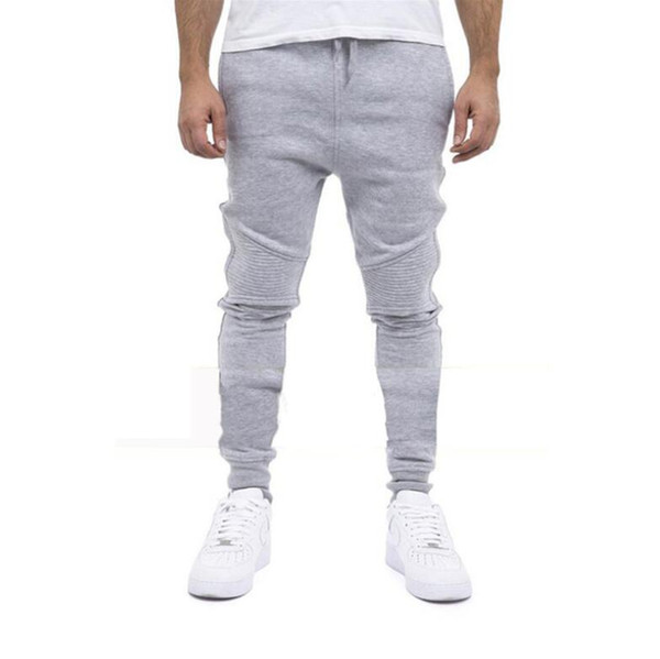 Men's Casual Sweatpants Cotton Harem Pants Sports Joggers Slim Fit Skinny Men's Hip Hop Swag Clothes High Street Style YB