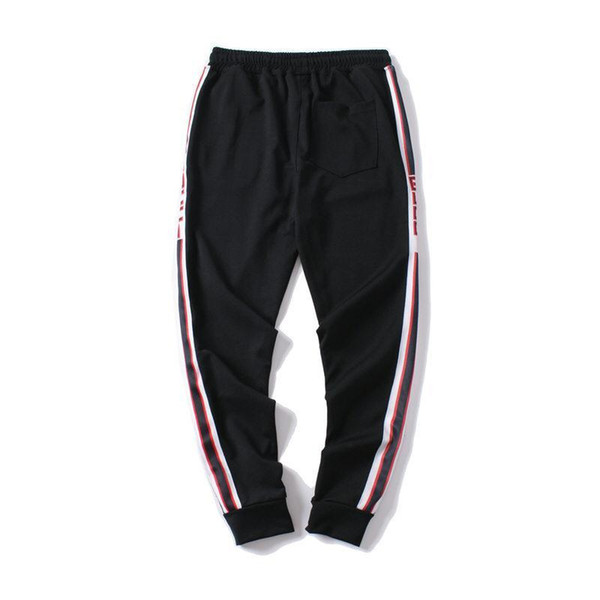 Fashion Mens Pants Designer Jogger Track Pants Top Quality Brand Jogger Clothing Side Stripe Drawstring Pant Men Brand Sport Sweat Pants