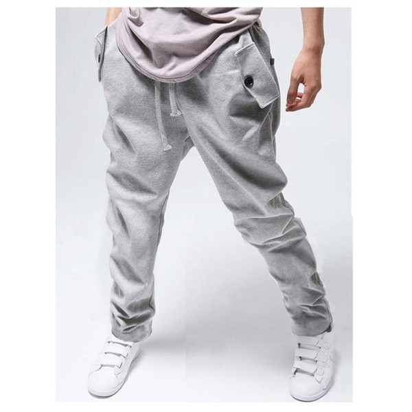 Wholesale-Cargo jogging men sweatpants cotton men's hip hop sports harem jogger Cool Harempants mens Joggers Drawstring sweat pants