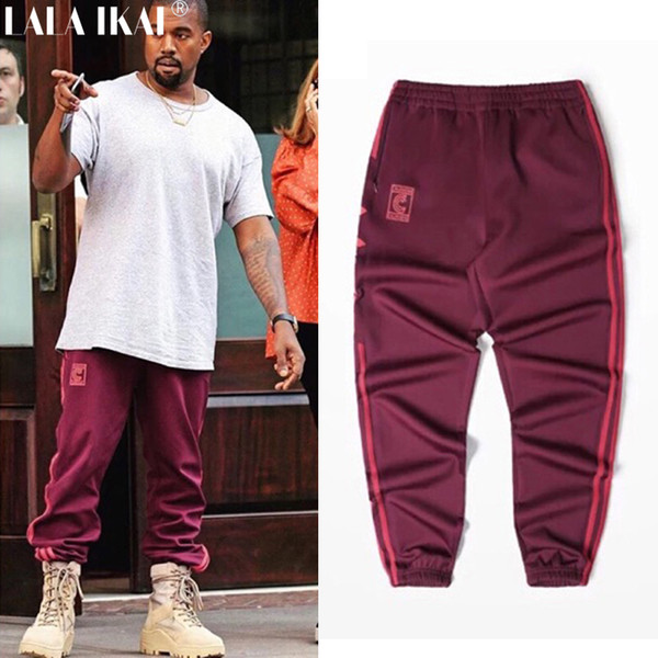 Kanye west Season 4 Crewneck Sweatpants S-3XL CALABASAS Pants Men loose Joggers Comfortable Men Elastic Pants Hip Hop KMK0050-4