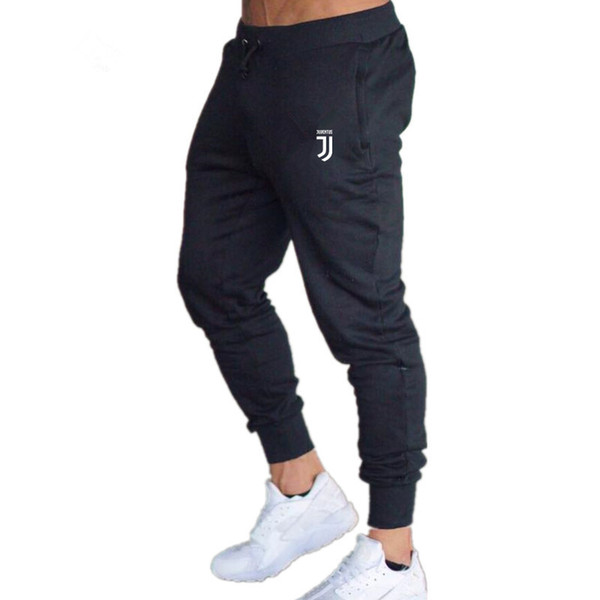 New casual men trousers printing sweatpants Elastic fitness gyms Jogging pants autumn Winter cotton workout pants men