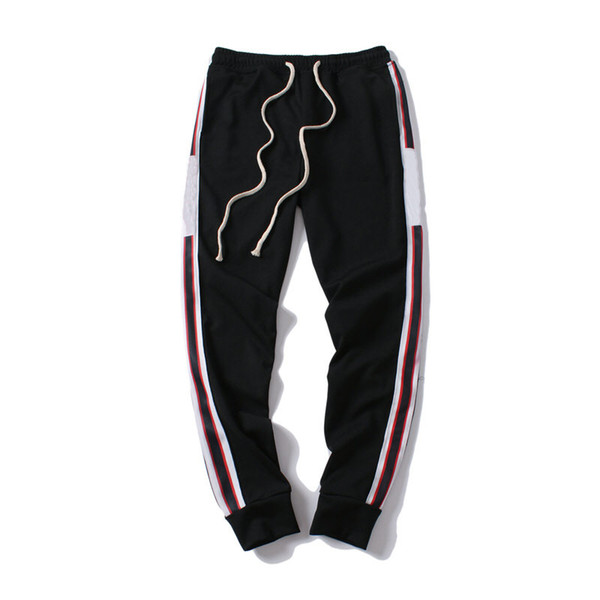 Fashion Mens Pants Designers Jogger Track Pants Top Quality Brand Jogger Clothing Side Stripe Drawstring Pant Men Brand Sport Sweat Pants