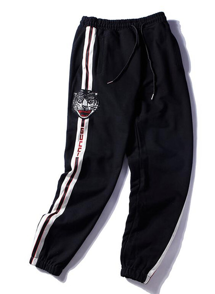 Men's Luxury Jogging Pants New Brand Drawstring Sports Pants Senior Fashion Side Stripe Designer