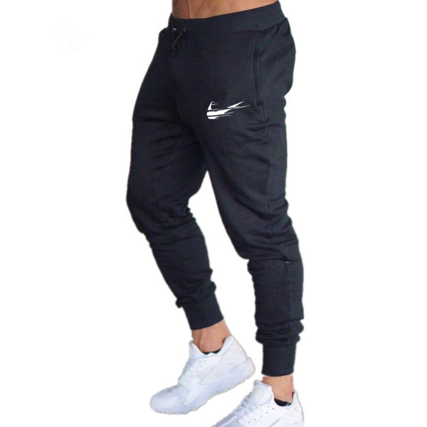 2018 New Men Joggers Brand Male Trousers Casual Pants Sweatpants Men Gym Muscle Cotton Fitness Workout hip hop Elastic Pants