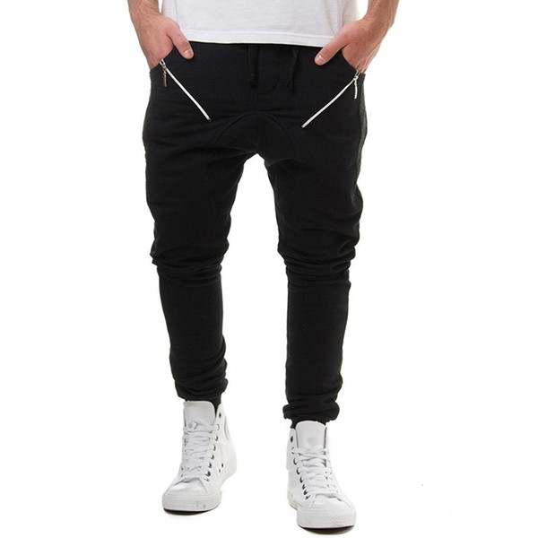 Brand Men Pants Hip Hop Harem Joggers Pants 2018 Male Trousers Mens Joggers Solid Pants Sweatpants