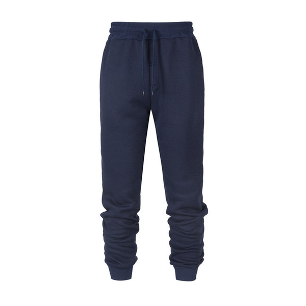 Mens Casual Pant New Drawstrings Straight Men Fashion Popularly Men Solid Colors Simple Style Pants Size M-XXXL