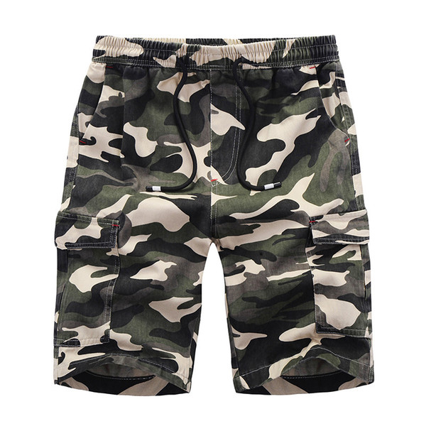 Camouflage Loose Cargo Shorts Men Cool Summer Military Camo Short Pants Hot Sale Homme Cargo Shorts