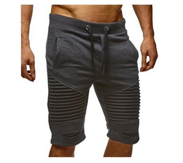 Fashion Men Stripe Sporting Beaching Shorts Trousers Cotton Bodybuilding Sweatpants Fitness Short Jogger Casual Gyms Men Shorts