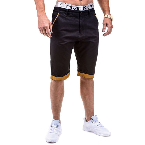 Fashion Mens Shorts New Mens New Summer Casual Cotton Slim Masculina Beach Shorts Joggers Trousers Shorts Male