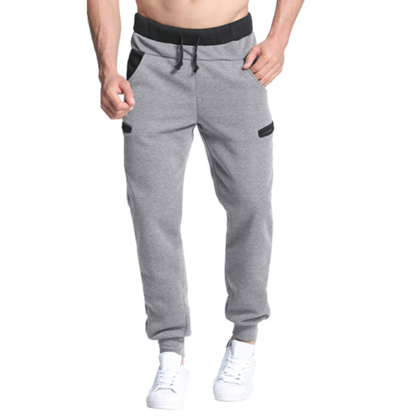 Autumn Warm Mens Sweatpants Casual Baggy Track Pant Tracksuit Long Trousers Joggers Harem Pants Gyms Sportswear Plus Size 2018