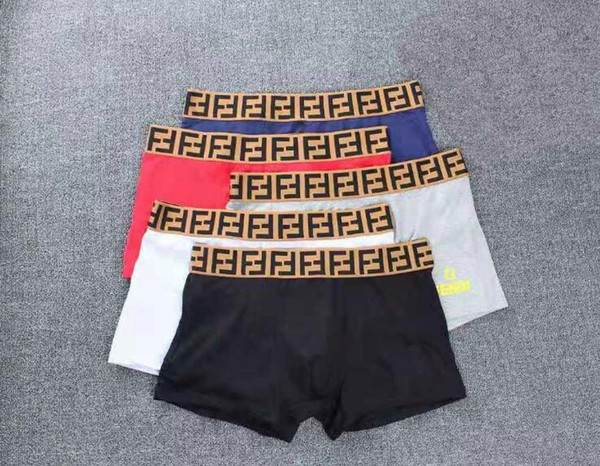 Boxers FF Brand Mens Underwear Medusa Printed Male Boxer Underpants Waistband 5 Color Available Hot Sale