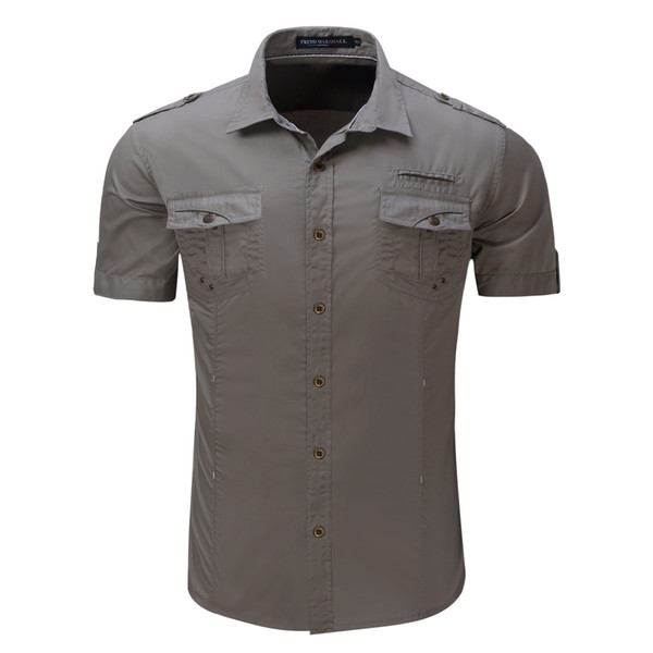 New short-sleeved shirt military wind uniform outdoor shirt