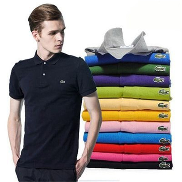 Mens Designer Polos Shirts Brand shirts Summer Shorts Breathable Cotton Joggers Polos Crocodile Embroidery Luxury Tops T shirts