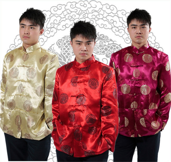 Shanghai Story long sleeve tang suit Shirt traditional chinese mens jacket chinese kungfu Shirt mandarin collar jacket for man