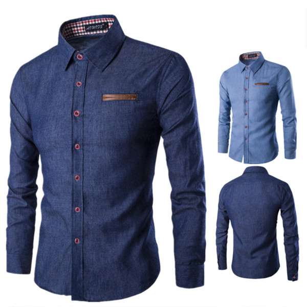 MMZL34 RUIKE Camisa Masculina Casual Male Shirts Model