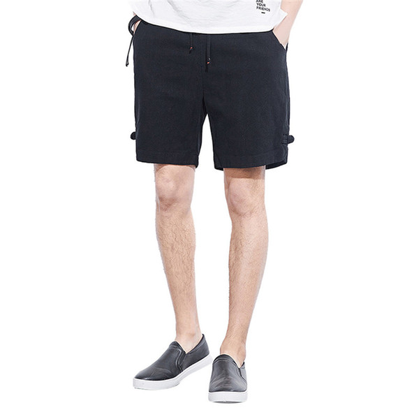 Men's Shorts Summer Fashion Casual Loose Sport Belt Drawstring Beach Surfing Short Pants z0220