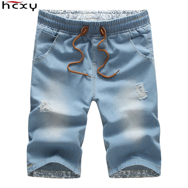 2016 Men Shorts Brand Summer New Men Jeans Shorts Plus Size Fashion Designers Cotton Jeans Men's Slim