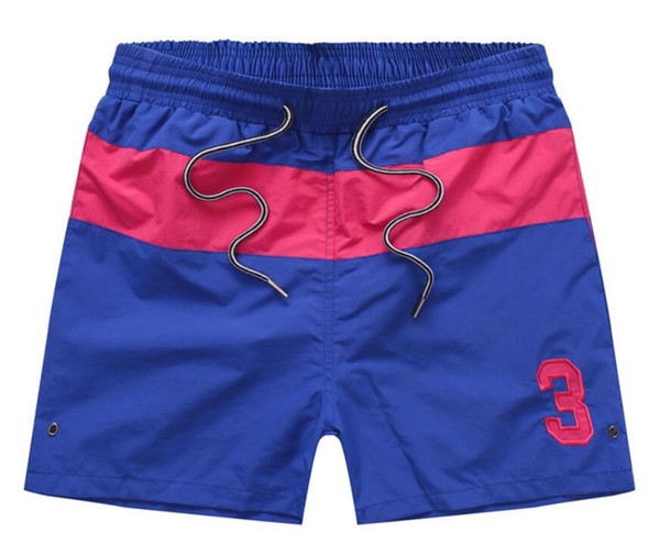 sale Wholesale-Summer Men polo Short Pants Brand Clothing Swimwear Nylon Men Brand Beach Shorts Small horse Swim Wear Board Shorts 