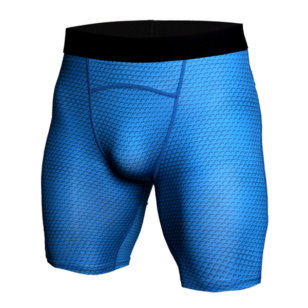 2018 Beach Summer Compression Shorts Men Fashion 3D Print Short Leggings Crossfit Joggers Quick-drying Skinny Fitness Shorts Men