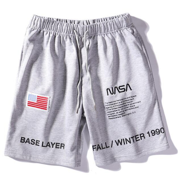 European and American tide brand classic letter YEEZUS shorts, leisure sports beach, five points trousers men