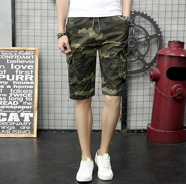 Best gift Summer new trend camouflage leisure loose men pants MS012 Men's Shorts