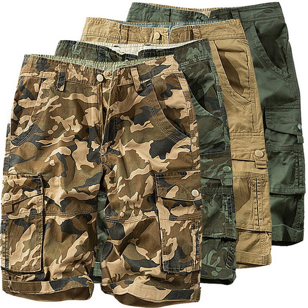 Men Cargo Shorts Men Camouflage Shorts 2019 New Summer Plus size Workout Hip Hop Casual Cargo Camo