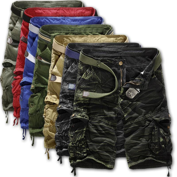 Plus Size 2015 Brand New Summer Men Casual Camouflage Cargo Military Shorts Men Outdoor Loose Running Shorts Men Army Short Pants