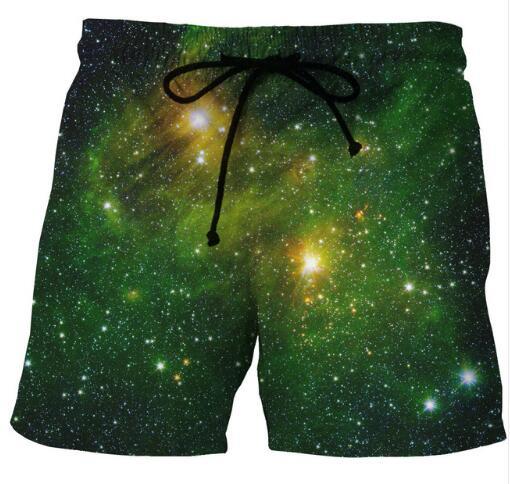 Dream Space Galaxy Board Shorts Mesh Shorts 3D Print Cool Men Quick Dry Bermuda Boardshorts Clothing Summer Hip Hop Style Shorts