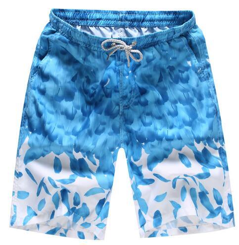 Sondirane New Fashion Mens Clothing Pirnt Blue Shorts Summer Quick Dry Shorts Hip Hop Style Streetwear Clothing Plus Size