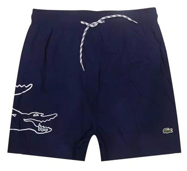 2019 LACOSTE Fashion Crocodile embroidery Board Shorts Mens Summer Beach Shorts Pants High-quality Swimwear Bermuda Male Letter Surf Life