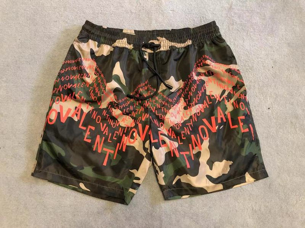 mens designer Shorts fashion luxury Camouflage VL Letter print clothes Relaxed Elastic Waist short pant women clothes top quality 19ss