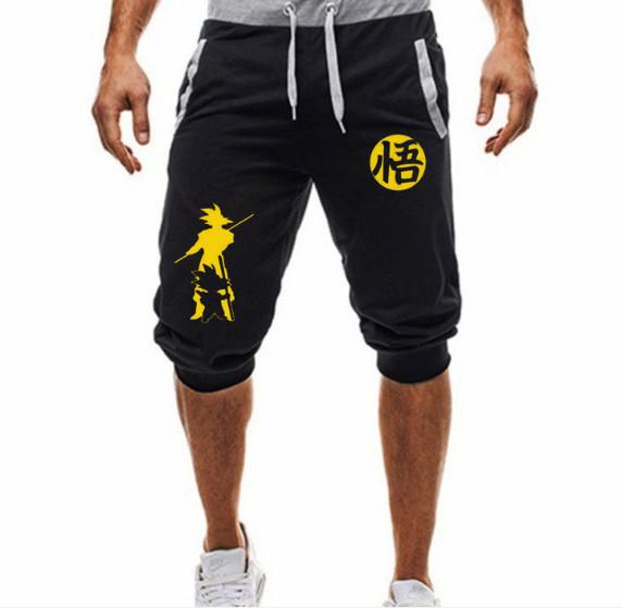 2019new Hot-Selling Summer New Man's Shorts Casual Shorts Fashion Dragon Ball Goku print Sweatpants Fitness Short Jogger M-3XL