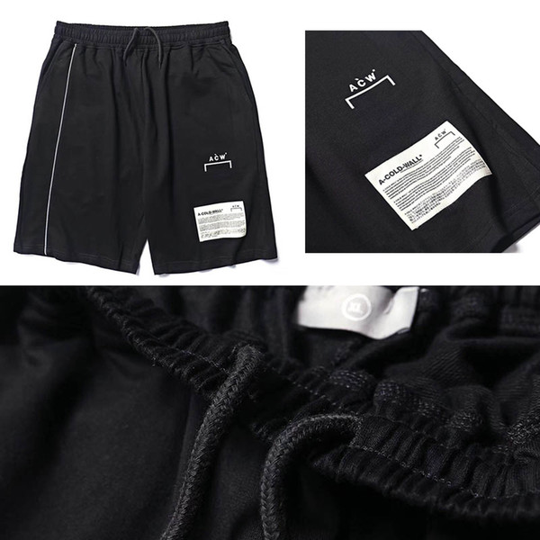 Streetwear A-COLD-WALL ACW Shorts Casual Japan Skateboard ACW Cotton A-COLD-WALL Shorts 19 Summer Hip Hop