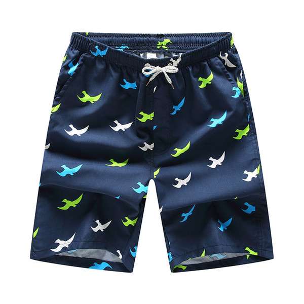 New Summer Beach Trousers Men's Fast Dry Leisure Shorts Men's Printed Shorts