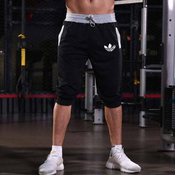 New 2019 Men's Loose Casual Slim Harlan Shorts Soft 3/4 Pants Fashion New Brand Men's Sweatpants Summer Comfortable Shorts