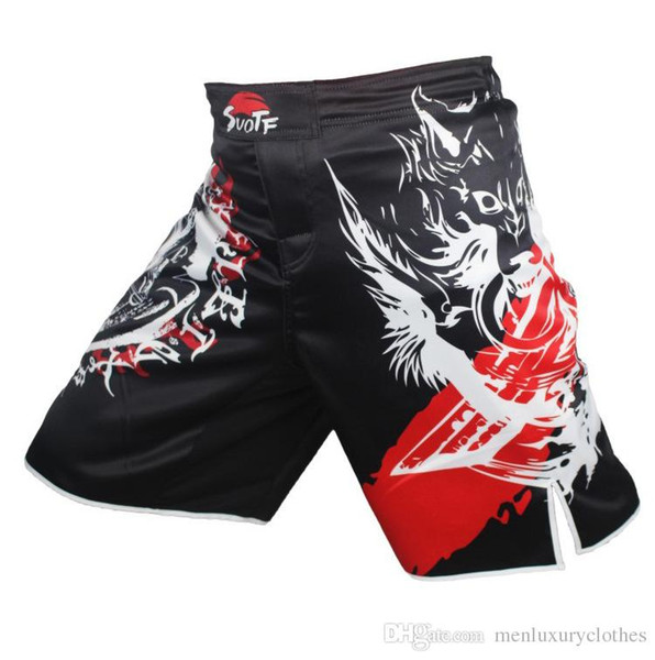 Mens Athletic Boxing Shorts UFC GYM Fitness M Loose Casual Shorts Men Clothing