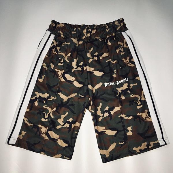 18SS Palm Angels Track Shorts Comprehensive Training Vintage Camouflage Short Pants Casual Sports Street Fashion Shorts ZDL 89